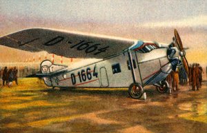 Aereo Focke-Wulf A28 Habicht, anni 1920, 1932 da Unbekannt