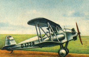 Focke-Wulf S 24 A Kiebitz biplano da Unbekannt