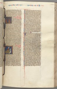 Fol. 194r, Giuditta, iniziale istoriata A, Giuditta decapita Oloferne, c. 1275-1300 da Unbekannt