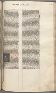 Fol. 341r, Daniele, iniziale istoriata A, Daniele nella fossa dei leoni, c. 1275-1300 da Unbekannt