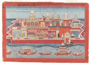 Foglio da una serie Bhagavata Purana da Unbekannt
