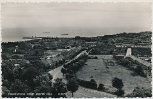 Folkestone da Dover Hill, fine XIX - inizio XX secolo