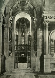 Per i caduti della Scozia - Memoriale di guerra nazionale scozzese. Il santuario con sette vetrate colorate da Unbekannt
