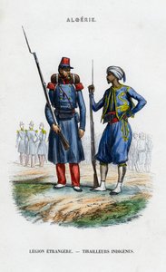 Legionario straniero e tiratore scelto nativo, Esercito francese in Algeria da Unbekannt