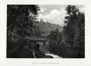 Valle di Forge, Yorkshire, 1896 da Unbekannt