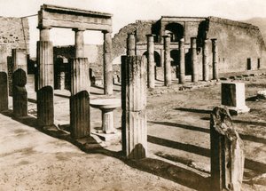Foro triangolare, Pompei, Italia, c1900 da Unbekannt