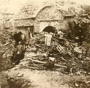 Forte di Souville, Verdun, Francia settentrionale, c1914-c1918 da Unbekannt