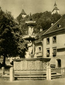 Fontana, Friesach, Austria, c1935 da Unbekannt