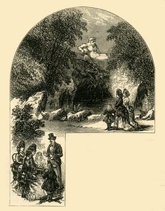 Fontana nei Giardini del Surrey, c. 1878 da Unbekannt