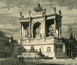Fontana di Alessandro Severo, Roma da Unbekannt