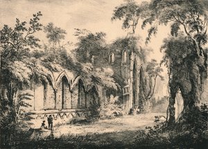 Abbazia di Fountains, Yorkshire, 1823