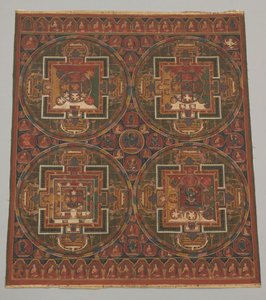 Quattro Mandala del Ciclo Guhyasamaja, XVI secolo da Unbekannt