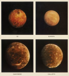Quattro lune di Giove. Io, Europa, Ganimede e Callisto, 1979