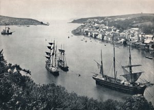 Fowey - Ingresso al porto, 1895 da Unbekannt