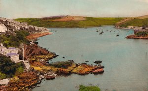 Porto di Fowey dal Castello, c1930 da Unbekannt