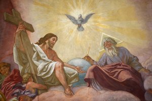 Chiesa francescana di Vienna, Gesù, Dio e lo Spirito Santo, Vienna, Austria