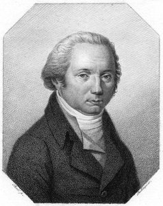 Franz Joseph Gall, medico tedesco e fondatore della frenologia, c1790 da Unbekannt