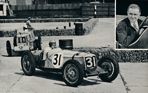 Freddie Dixon Riley a Brooklands, 1937 da Unbekannt