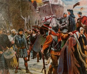 Federico I, Margravio di Brandeburgo, abbatte i Quitzow, 1414, 1936