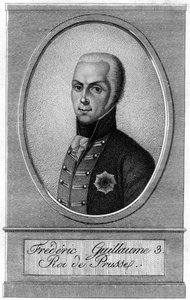 Federico Guglielmo III, Re di Prussia, XIX secolo da Unbekannt