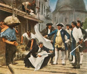 Federico Guglielmo I costruisce Berlino, 1936 da Unbekannt