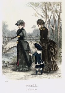 Freja rivista illustrata di moda scandinava 1882, illustrazione n. 21 da Unbekannt