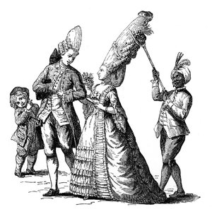 Costume francese, 1885 da Unbekannt