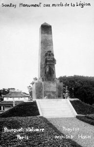 Monumento della Legione Straniera Francese, Sontay, Vietnam da Unbekannt
