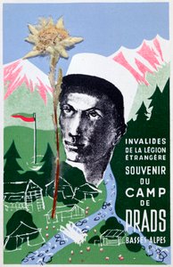 Cartolina della Legione Straniera Francese, XX secolo da Unbekannt