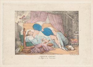 Lusso francese, o Repos à la Française, 1800-20 da Unbekannt