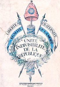 Rivoluzione francese 1789: Emblema allegorico della Repubblica