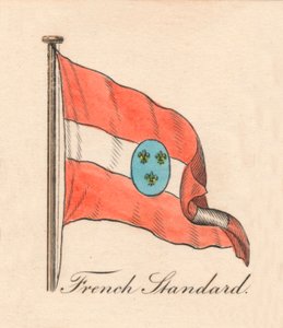 Bandiera francese, 1838 da Unbekannt