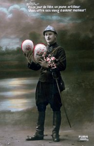 Cartolina francese della Prima Guerra Mondiale, 1914-1918 da Unbekannt
