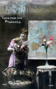 Cartolina francese della Prima Guerra Mondiale, 1914-1918