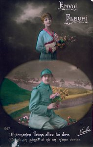 Cartolina francese della Prima Guerra Mondiale, 1914-1918 da Unbekannt