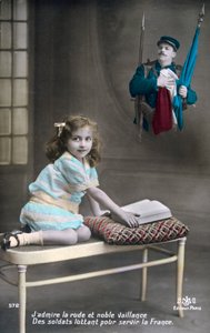 Cartolina francese della Prima Guerra Mondiale, 1914-1918