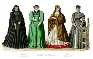 Costume francese: Enrico II, 1882 da Unbekannt