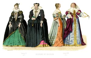 Costume francese: Enrico IV, Luigi XIII, 1882 da Unbekannt