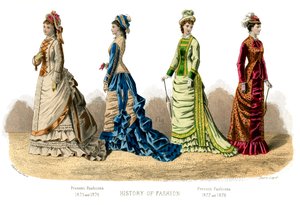 Costume francese: mode attuali, 1882 da Unbekannt