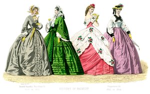 Costume francese: Seconda Repubblica, Napoleone III, 1882