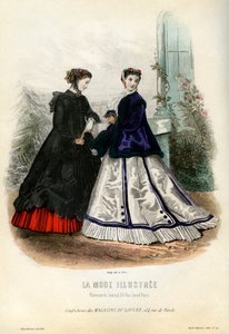 Moda francese del XIX secolo, 1866 da Unbekannt