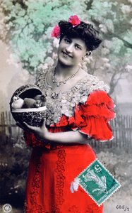 Cartolina francese, c1900