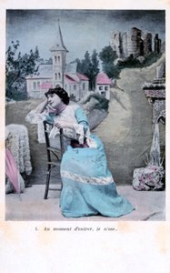 Cartolina francese, c1900