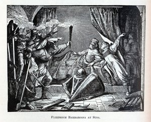 Federico Barbarossa a Susa, 1882 da Unbekannt