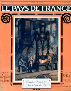 Copertina di Le Pays de France, 12 agosto 1915 da Unbekannt