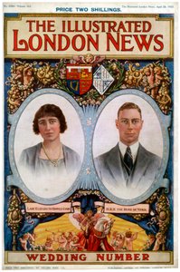 Copertina di The Illustrated London News Wedding Number, 28 aprile 1923 da Unbekannt