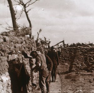 Prima linea, Diksmuide, Belgio, c1914-c1918