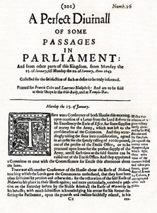 Prima pagina di A Perfect Diurnall of Some Passages in Parliament, 1643