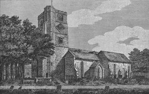 Chiesa di Fulham nel 1812 1911