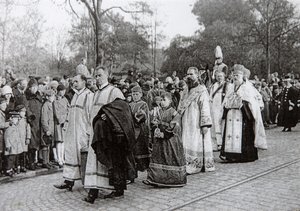 Funerale della Zarina Maria Fyodorovna di Russia, Roskilde, Danimarca, 19 ottobre 1928 da Unbekannt